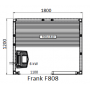 Финская сауна с электропечью Frank F 804 (140x120x210)