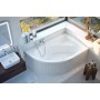 Акриловая ванна Excellent Aquarella 150x100, правая с каркасом