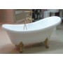 Акриловая ванна Gemy G9030 A фурнитура золото