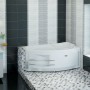 Акриловая ванна Radomir Wachter София R с гидромассажем и экраном, форсунки белые