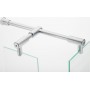 Душевой уголок Vegas Glass AFP-Fis Lux 120*100 07 01 L профиль матовый хром, стекло прозрачное