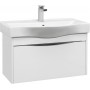 Комплект Унитаз подвесной VitrA Integra 7040B003-0075 безободковый + Мебель для ванной STWORKI Хельсинки 80
